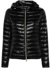 Herno Nylon Short Down Jacket In Black