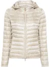 Herno Angela Quilted Puffer Jacket In Neutral