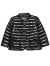 Herno Nylon Short Down Jacket In Black