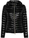 Herno Nylon Short Down Jacket In Black