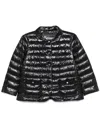 Herno Nylon Short Down Jacket In Black