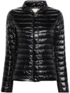 Herno Nylon Short Down Jacket In Black