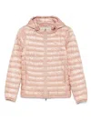 Herno Lightweight Quilted Down Jacket With Stand Collar In Pink