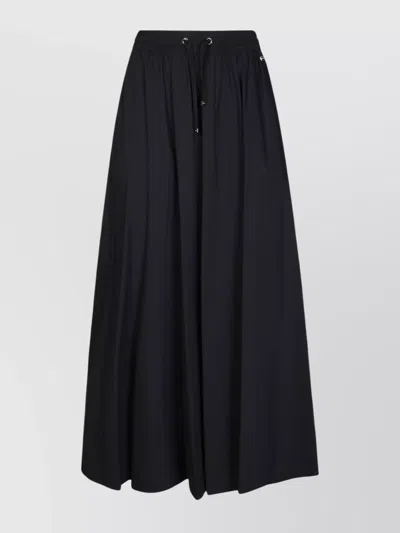 Herno Nylon Skirt With Drawstring And Elastic Waistband