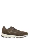 Herno Nylon Trainers With Rubberised Details In Brown