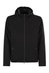 Herno Men Nylon Travel Jacket In Black