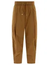 Herno Light Nylon Stretch Trousers In Camel