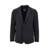 Herno Nylon Twill Single-breasted Jacket In Nude