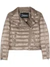 Herno Padded Quilted Jacket In Brown