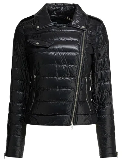 Herno Nylon Ultralight Bomber In Black