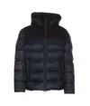 Herno Nylon Ultralight Down Jacket In Blu Navy