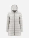 Herno Nylon Ultralight Down Jacket In Gray