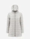 Herno Nylon Ultralight Down Jacket In Gray