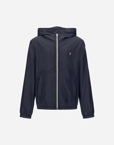 Herno Nylon Ultralight Jacket In Blu Navy