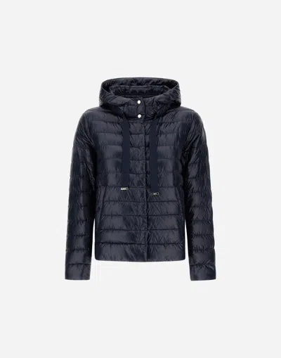 Herno Nylon Ultralight Jacket In Blue