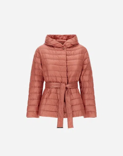 Herno Nylon Ultralight Jacket In Dark Pink