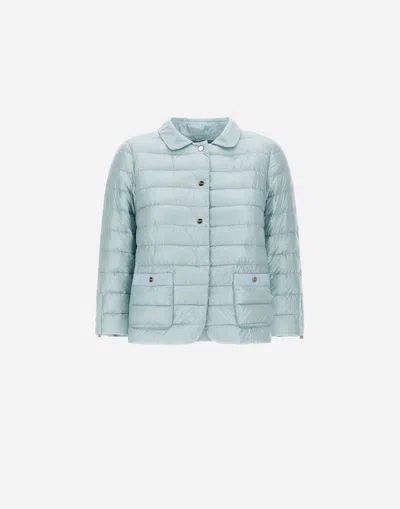 Herno Nylon Ultralight Jacket In Light Blue