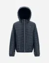 Herno Unisex Bomber Jacket In Nylon Ultralight - Unisex Kids Navy Blue 8a In Navy Blue