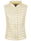 Herno Nylon Ultralight Padded Gilet With Bomber Collar