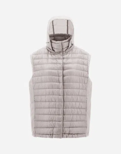 Herno ノースリーブ Nylon Ultralight ＆ Techno Taffetà ジャケット In Grey Pearl