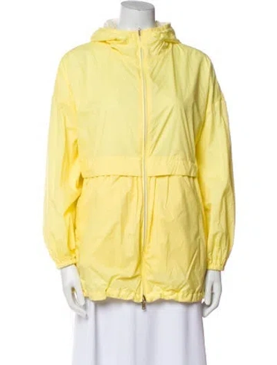 Pre-owned Herno Nylon Utility Jacket W/ Tags In Yellow
