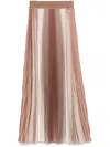 Herno Ombré-print Maxi Skirt In Neutrals