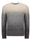 Herno Long Sleeve Crew-neck Sweater In Gray