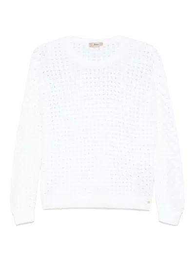 HERNO OPEN-KNIT SWEATER