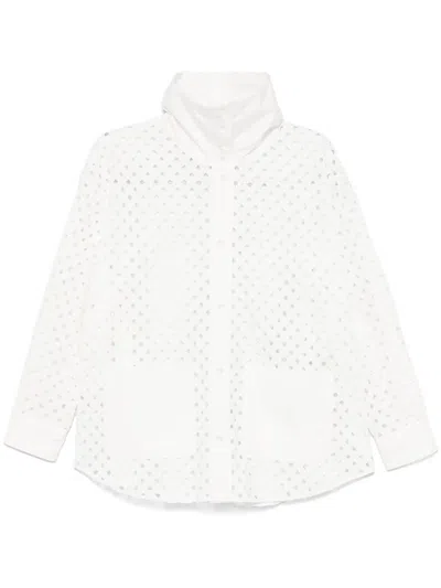 HERNO OPENWORK SHIRT