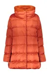 Herno Orange Down Jacket With Modern Design In Orange