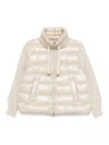 Herno Beige Down Jacket With Knitted In Beige