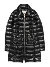 Herno Turtleneck Down Jacket In Black