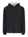 Herno Double-faced Jacket In Black