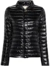 Herno Nylon Short Down Jacket In Black