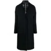 Herno Long Cloth Jacket For Women In Black