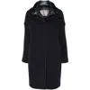 Herno Resort Layred Coat In Blue