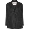 Herno Pinstriped Blazer In Gray