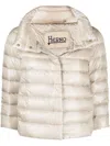 Herno Goose-down Padded Down Jacket In Powder