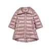 Herno Zippered Quilted Down Jacket In Pink