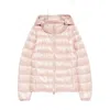 Herno Hooded Quilted Jacket In Pink