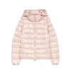 Herno Hooded Quilted Jacket In Pink