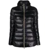 Herno Zip-up Padded Short Jacket In Black