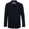 Herno Notched-lapel Single-breasted Blazer In Blue