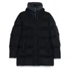 Herno Silk And Cashmere Padded Down Jacket In Blue