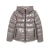 Herno Hooded Puffer Jacket In Grey