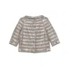 Herno Collarless Jacket In Multicolor