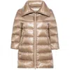 Herno Cleofe Medium Quilted Nylon Down Jacket In Neutrals