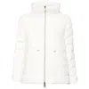 Herno White Velvet Quilted Jacket