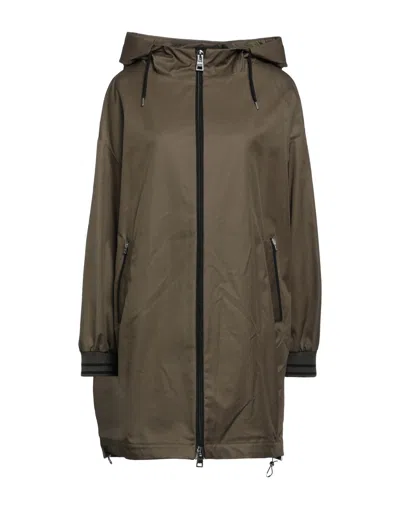 Herno Overcoats In Military Green