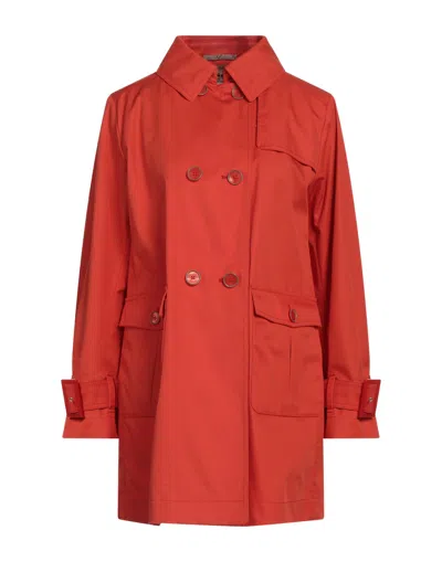 Herno Overcoats In Red